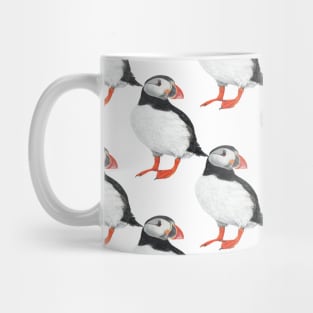 Puffin Pattern Mug